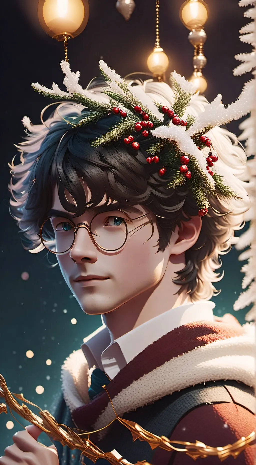 ai character: Harry Potter😍😍😍 background