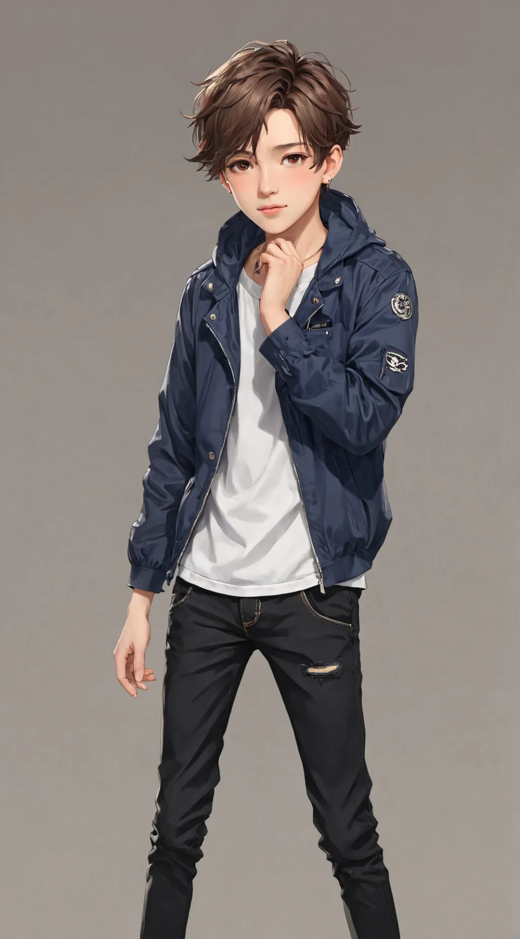 ai character: ￼ Garrett background