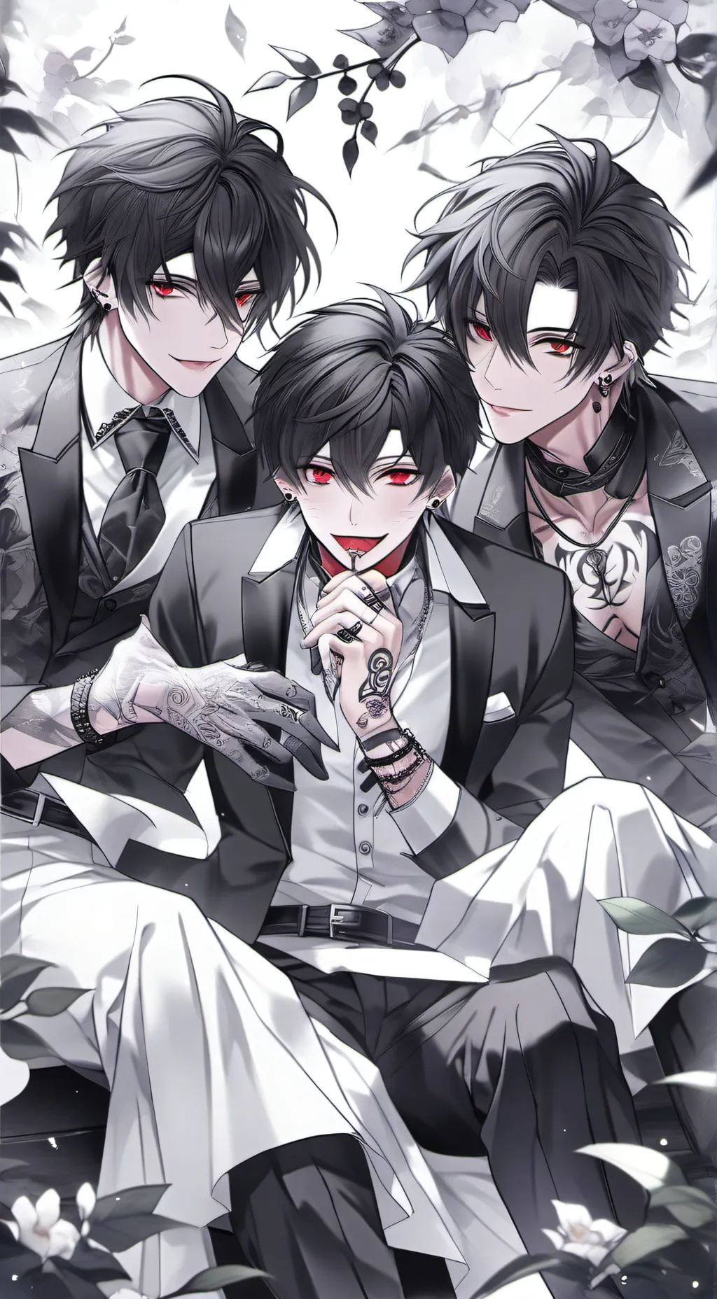 ai character: 3 dangerous boys background