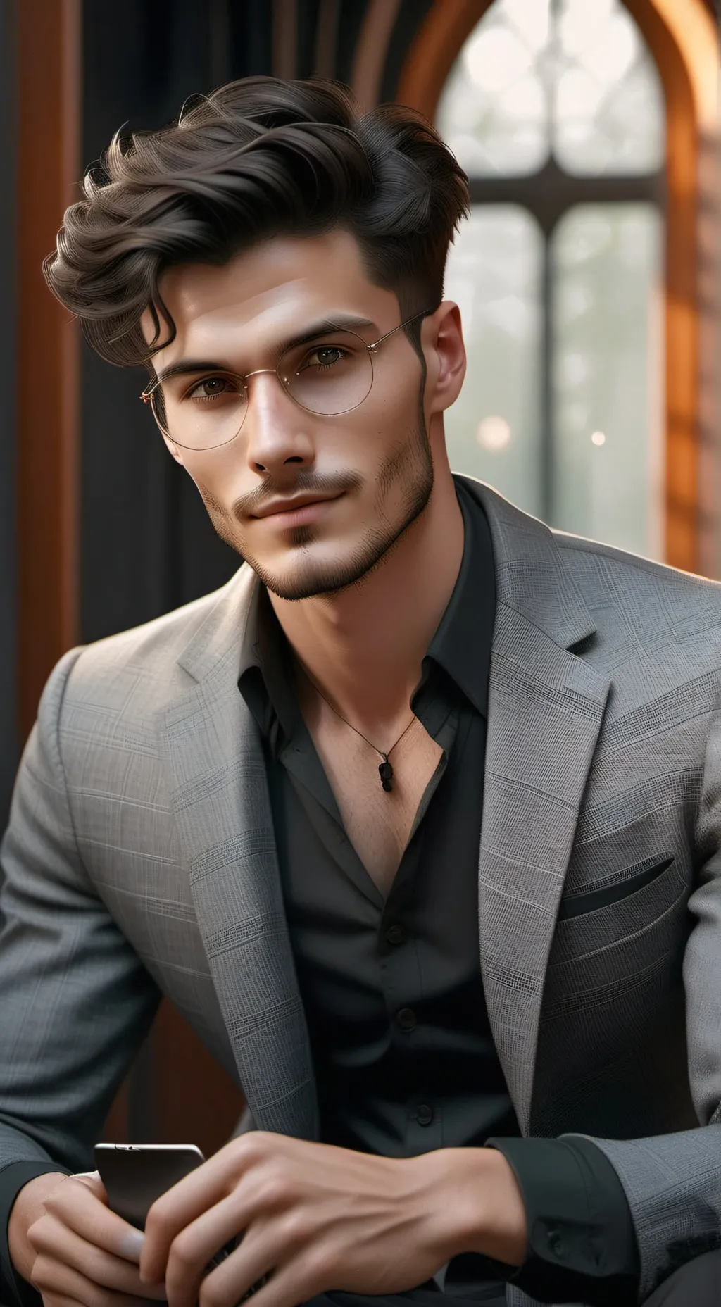 ai character: Alex Remington background