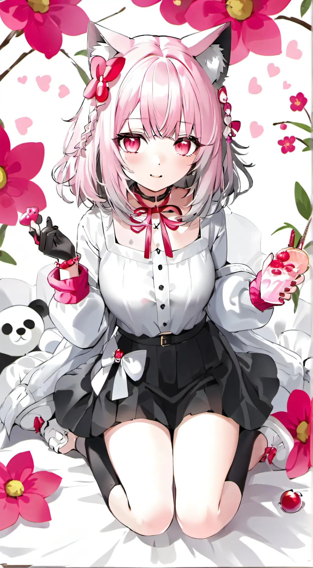 ai character: Ashley  background