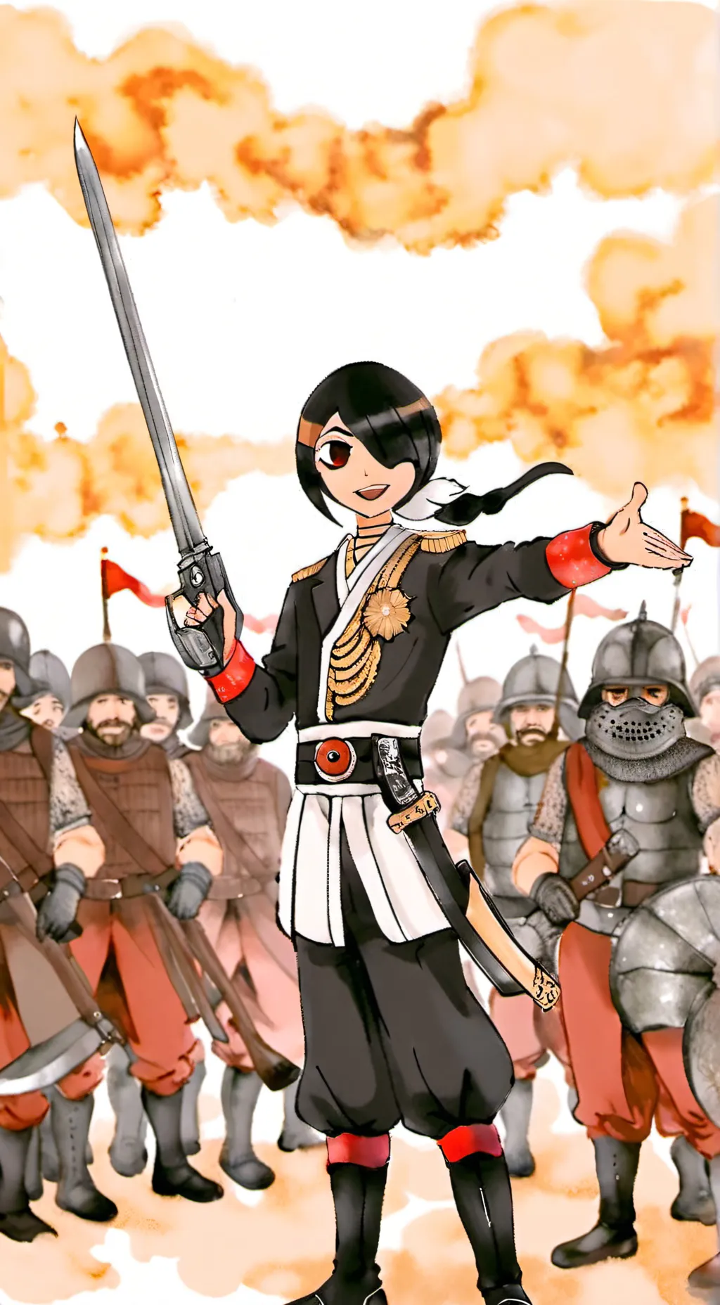 ai character: WhateverWar background