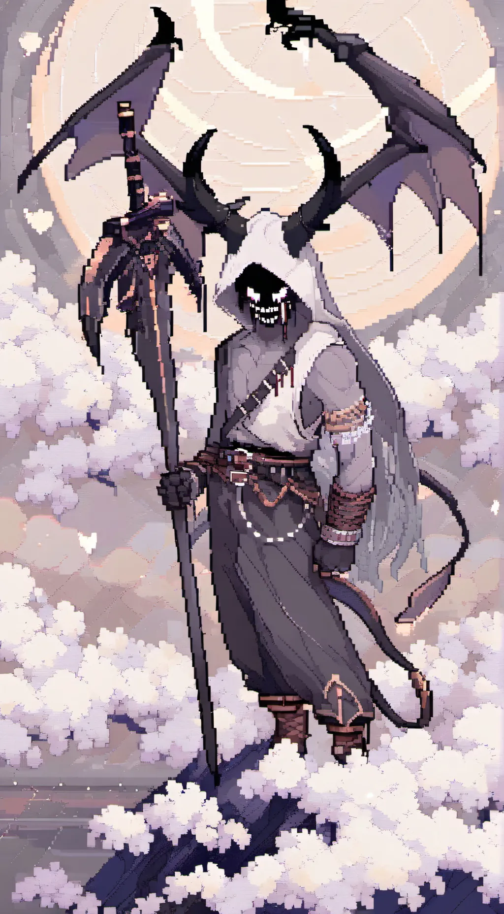 ai character: fat dark choco background