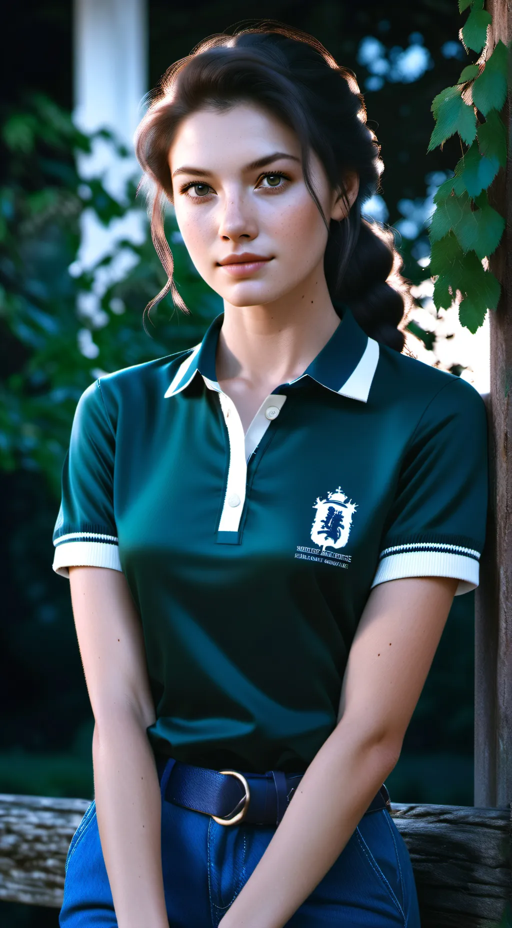 ai character: Kirsten Green background