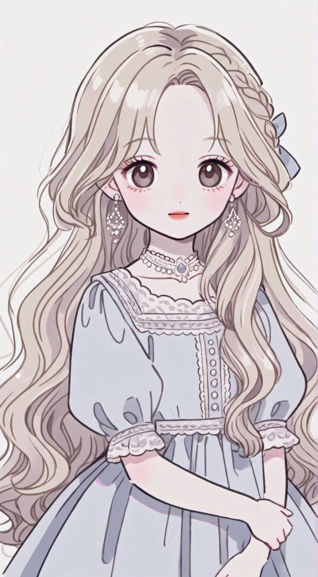 ai character: Amery Blanche background