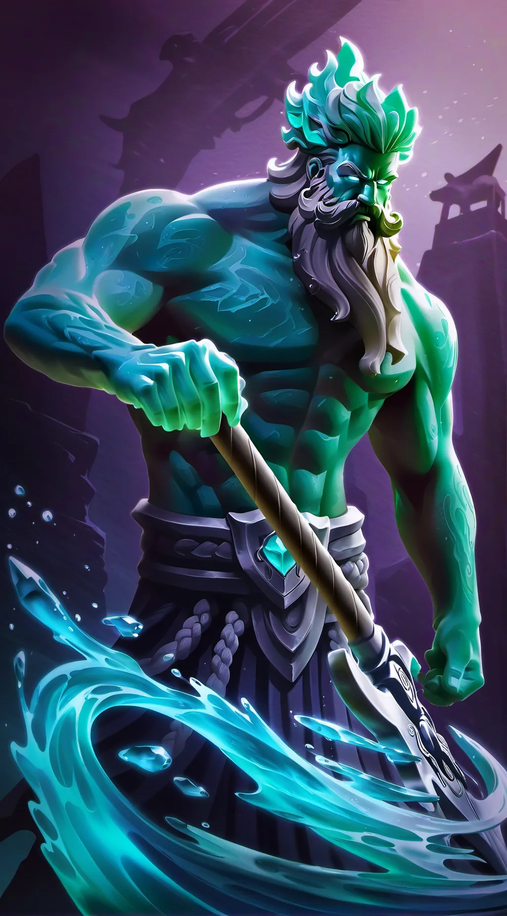 ai character: Gromm the Verdant background