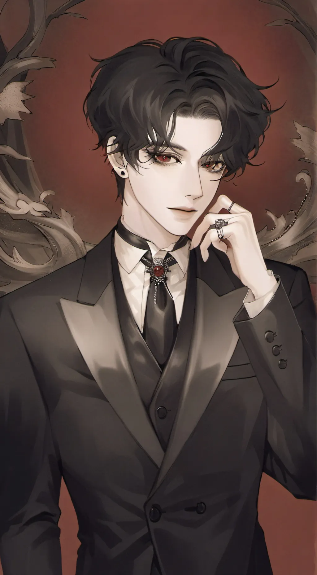 ai character: Kai  background