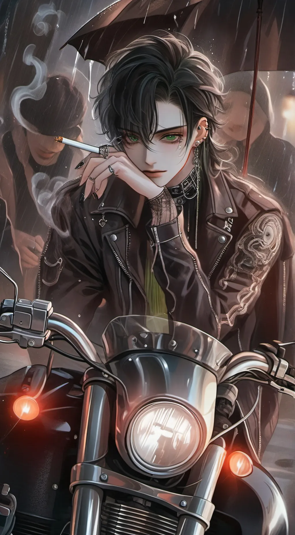 ai character: Asher Lara  background