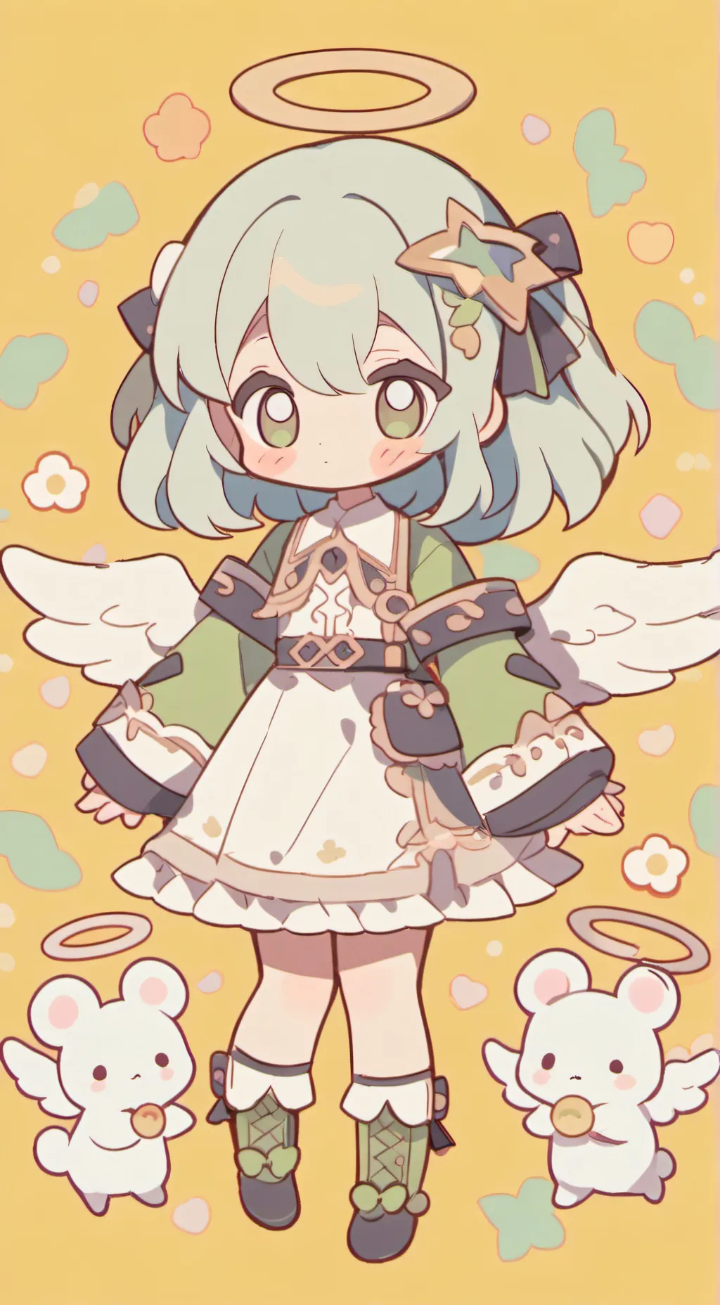 ai character: Moonflower ✨ background