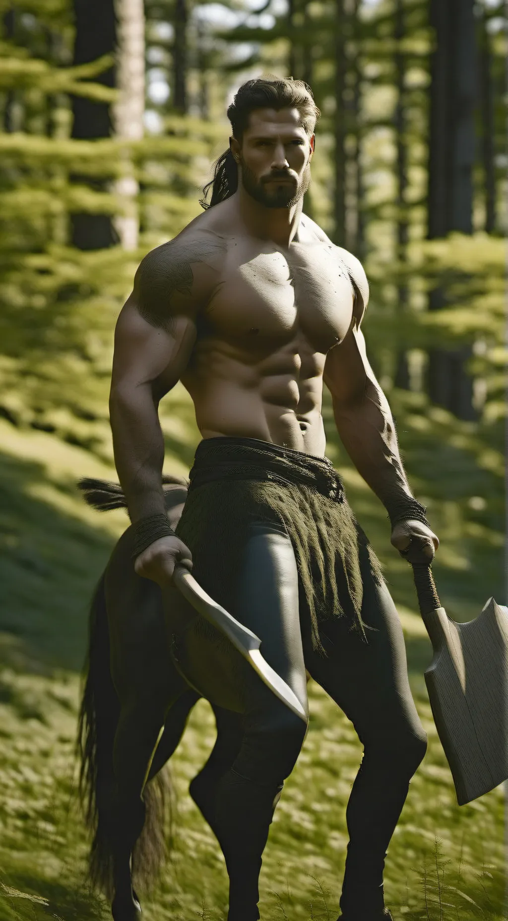 ai character: Havi the centaur background