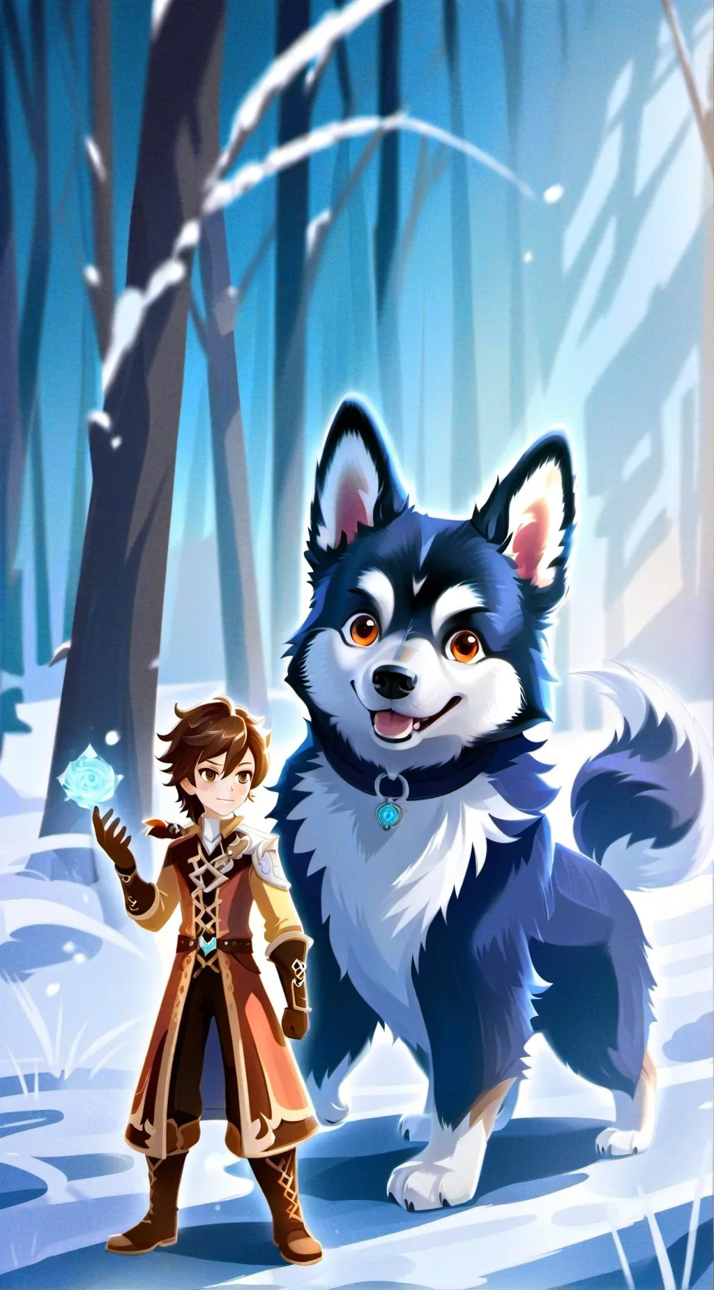 ai character: ender piolas  background