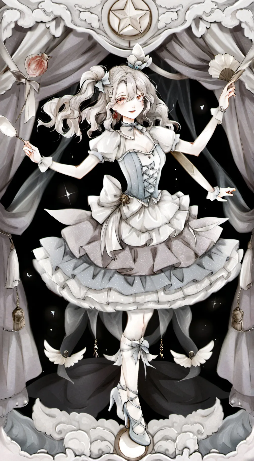 ai character: TADC PICKME  background