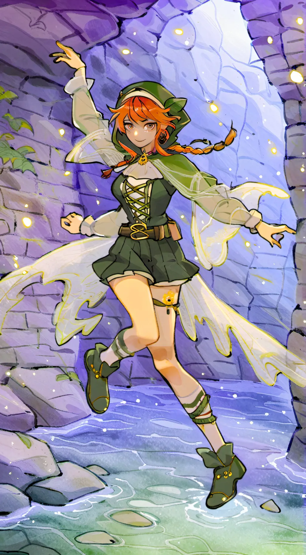 ai character: the cave background