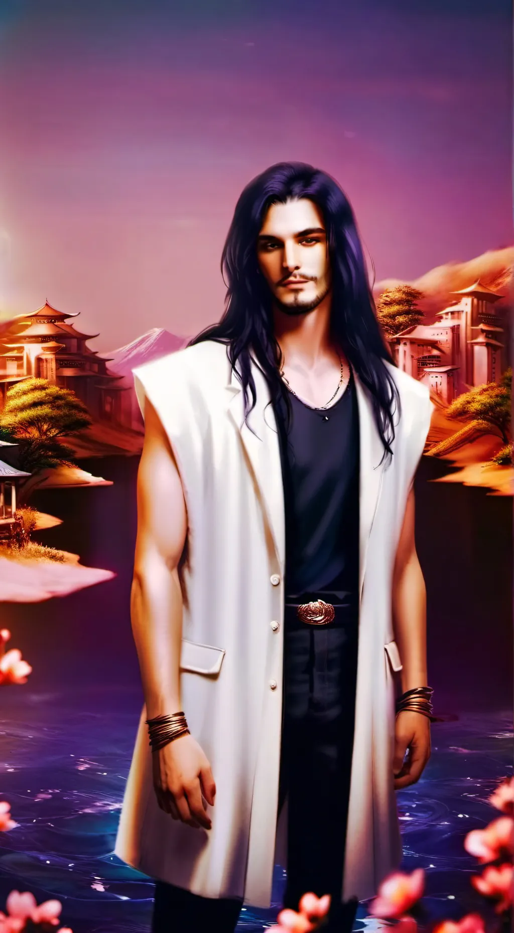ai character: peter Steele  background