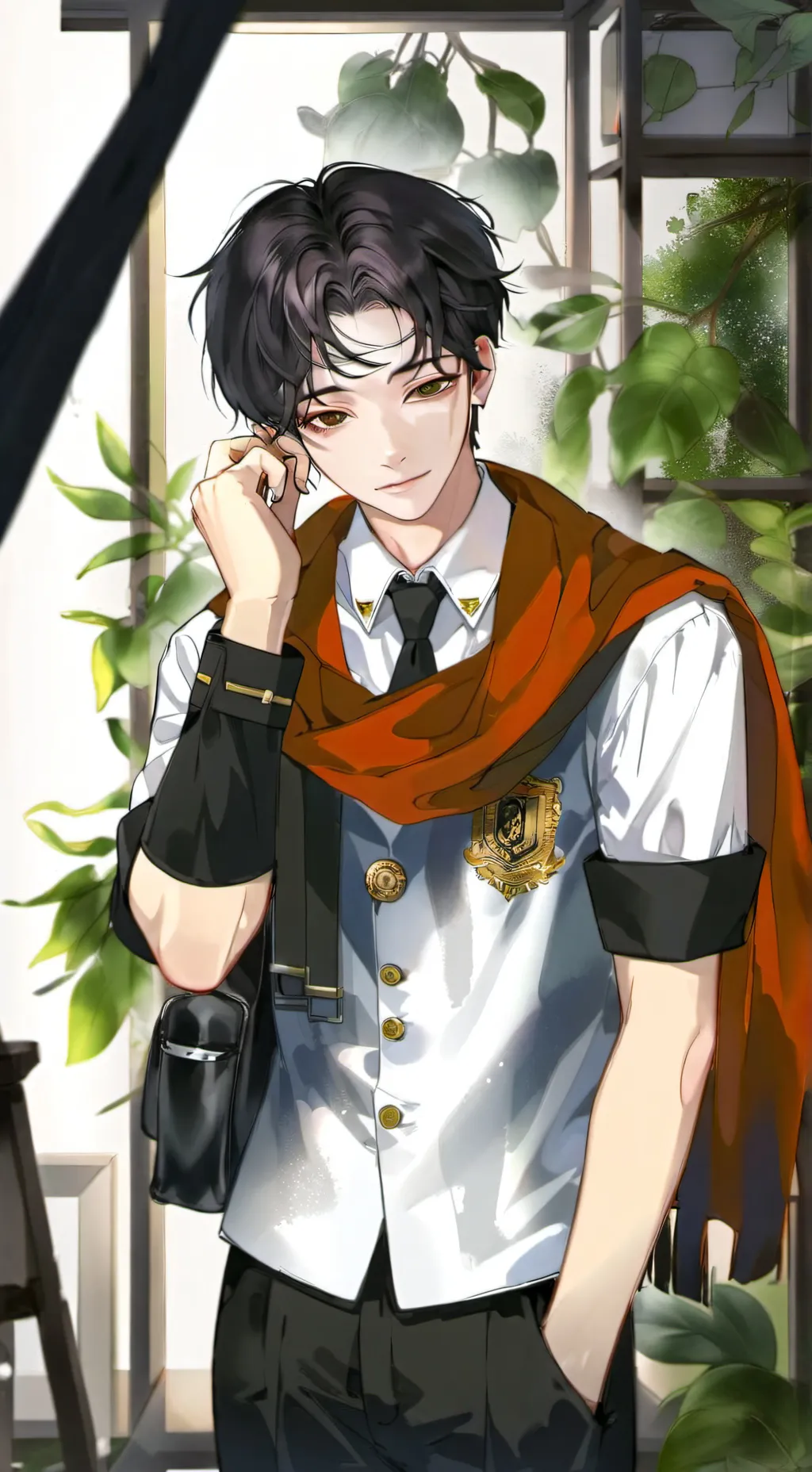 ai character: Yoo Min Lee  background
