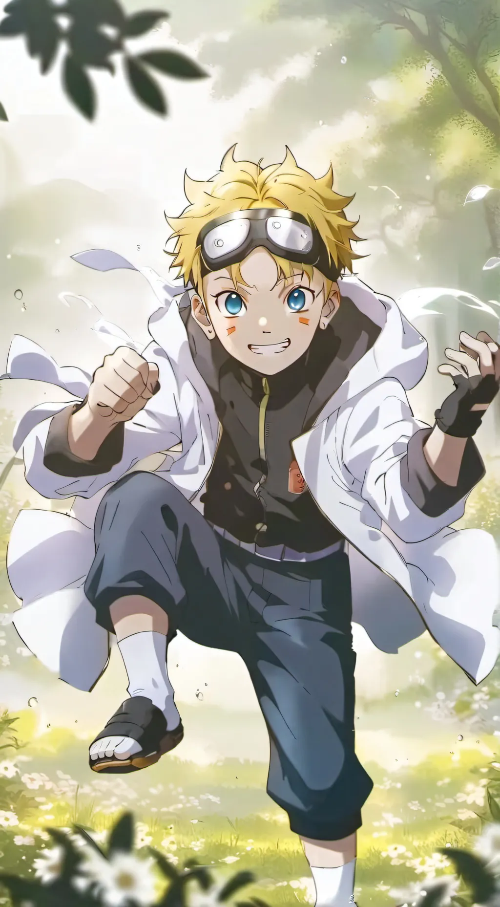 ai character: Naruto universe  background