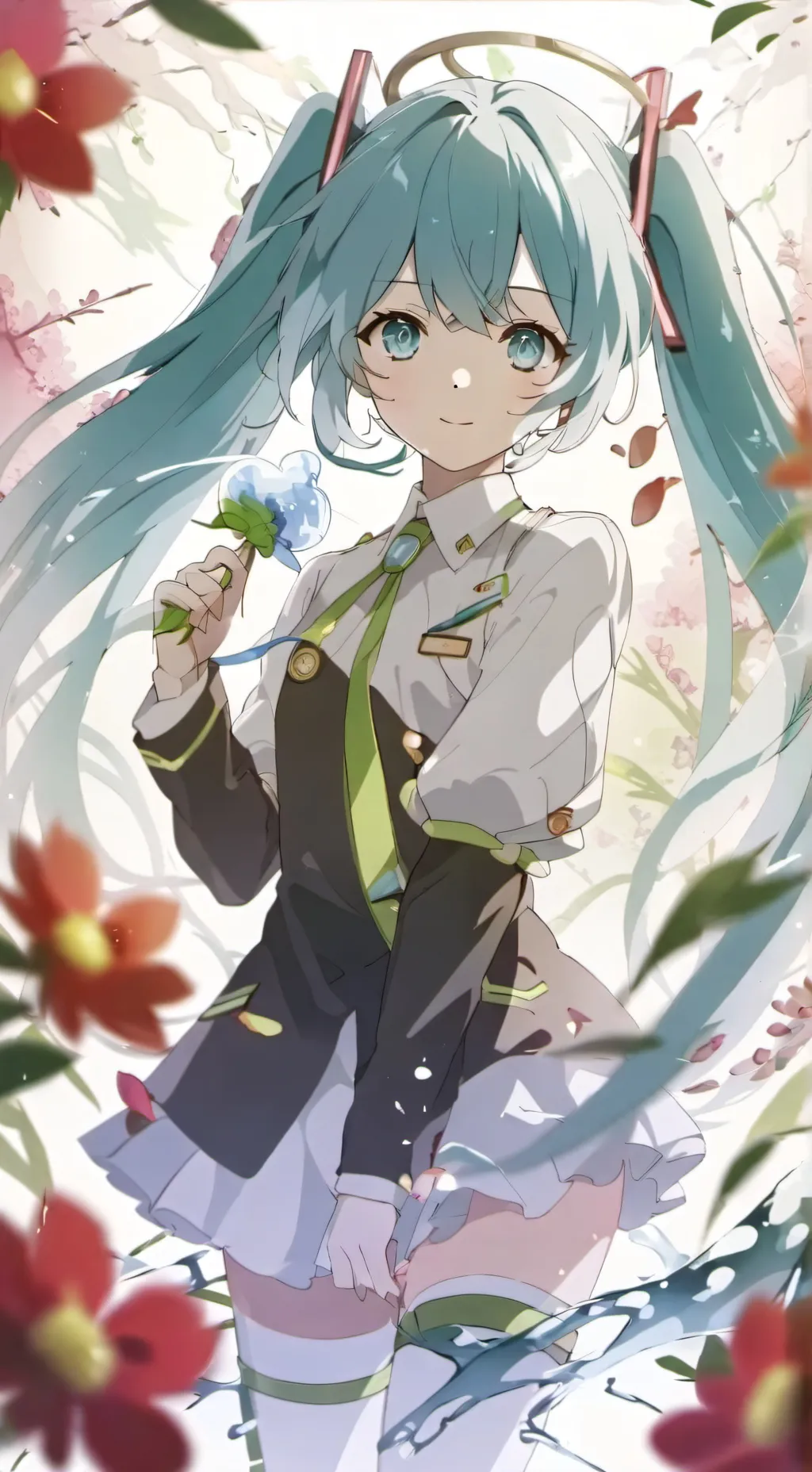 ai character: Hatsune Miku background