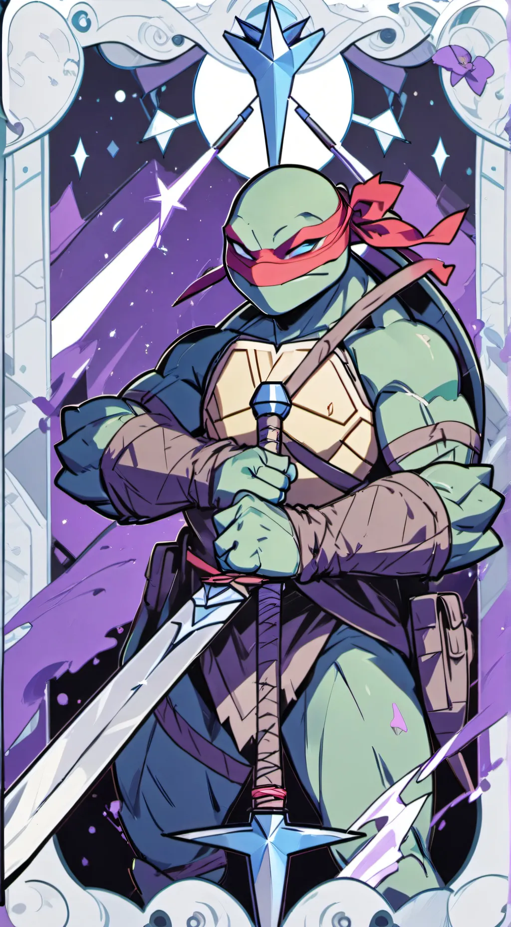 ai character: tmnt leo background