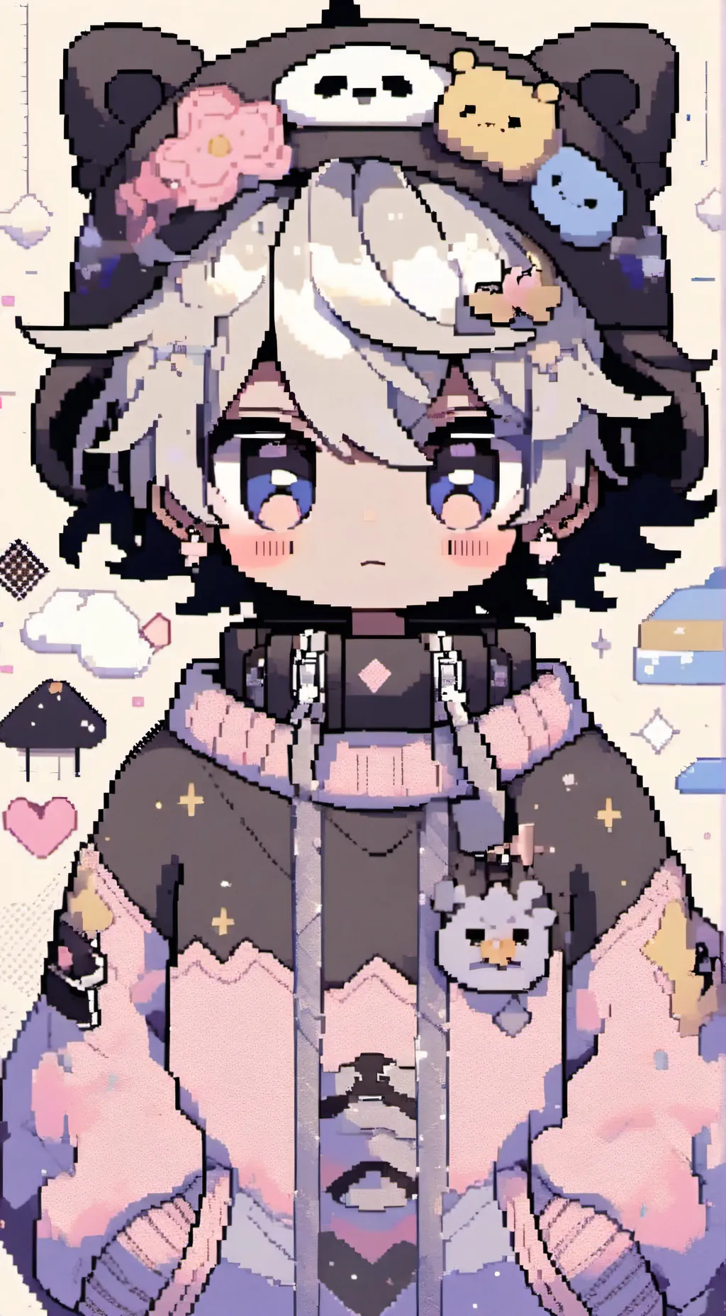 ai character: baby saja background