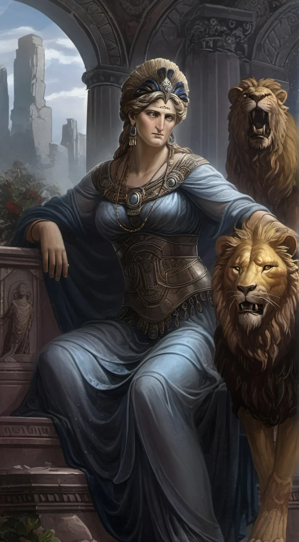 ai character: RHÊÅ✴ background
