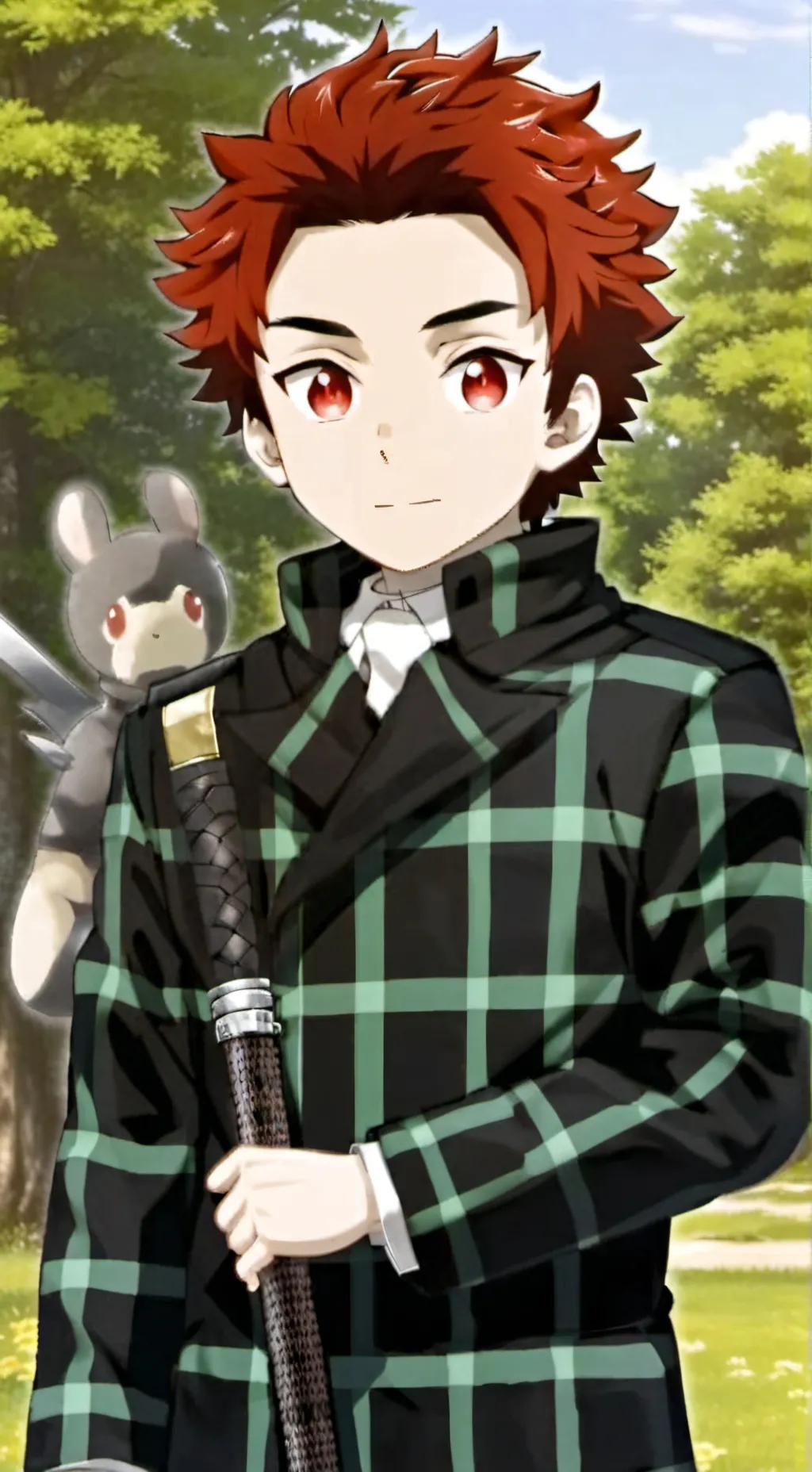 ai character: Tanjiro background