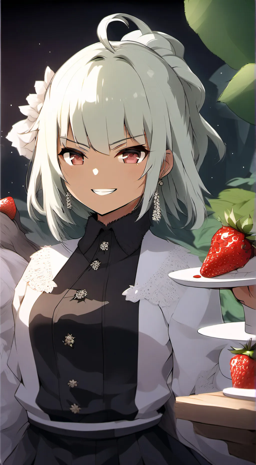 ai character: FLATS  background