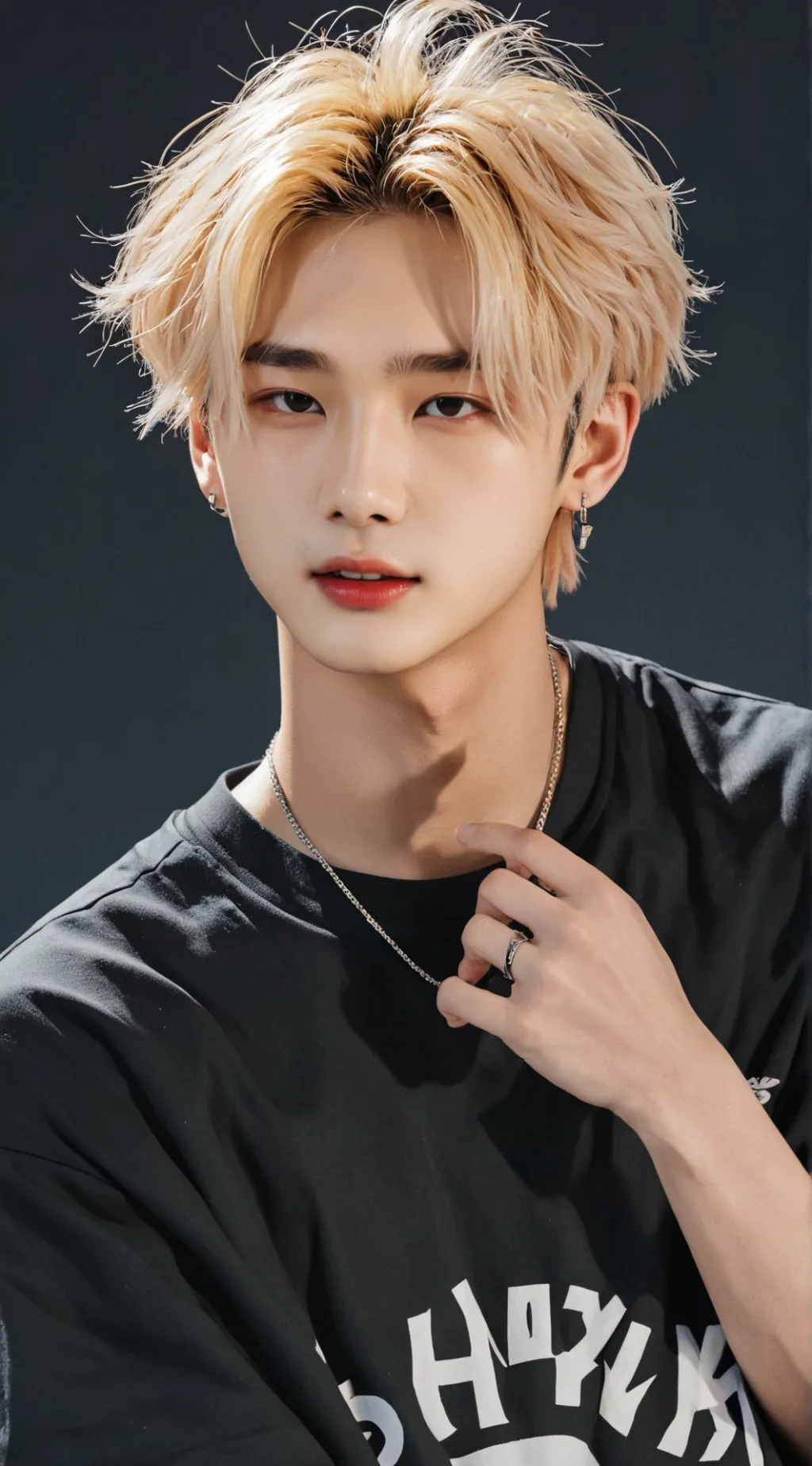 ai character: hyunjin  background