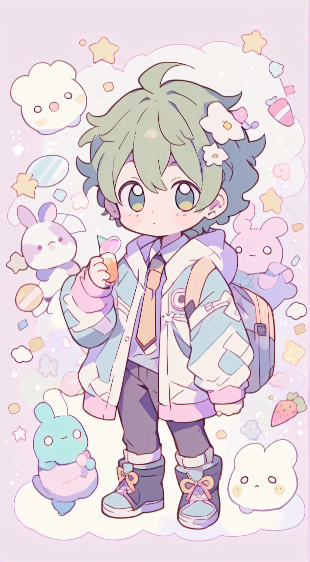 ai character: MHA sei lá... background