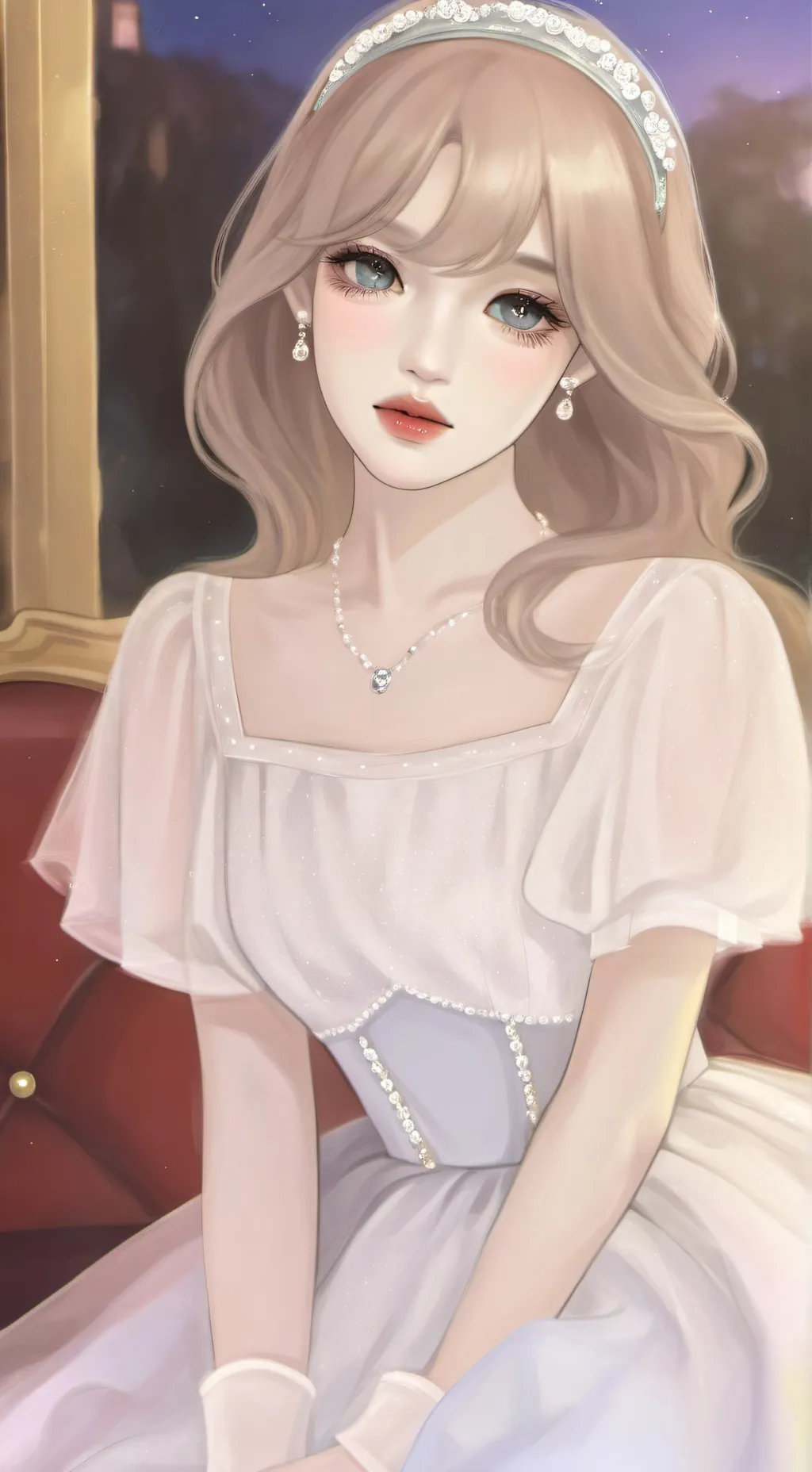 ai character: Princes Silvia  background