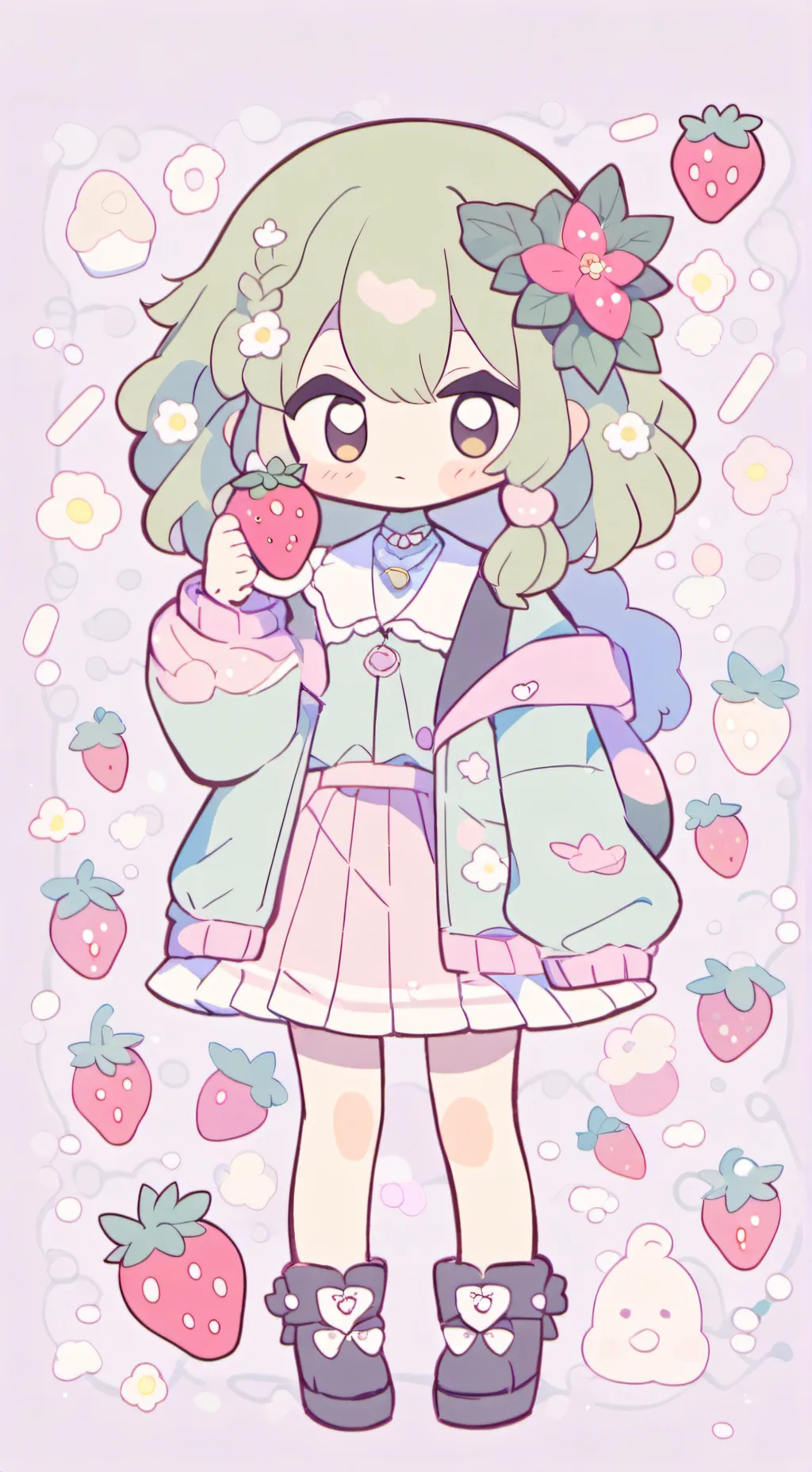 ai character: Flats  background