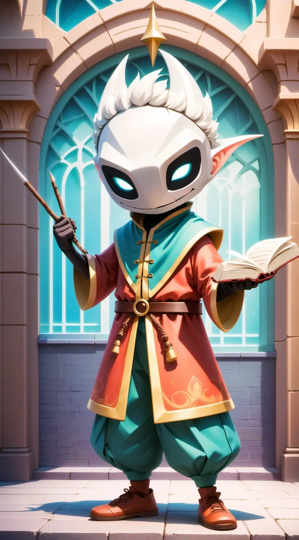 ai character: KJ Stickman background