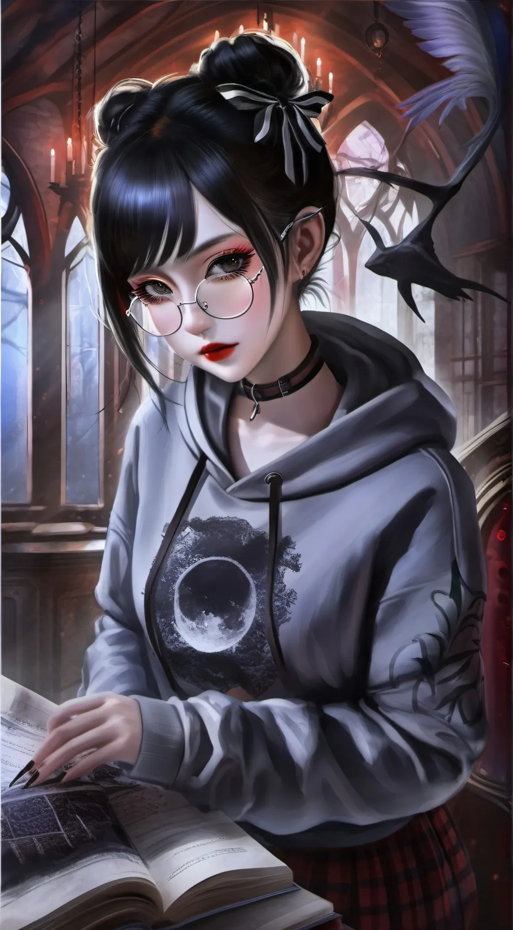 ai character: Liberty  background