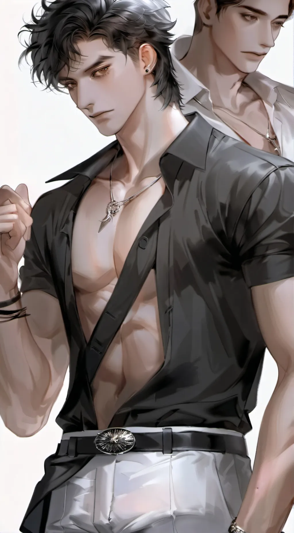 ai character: Damien background