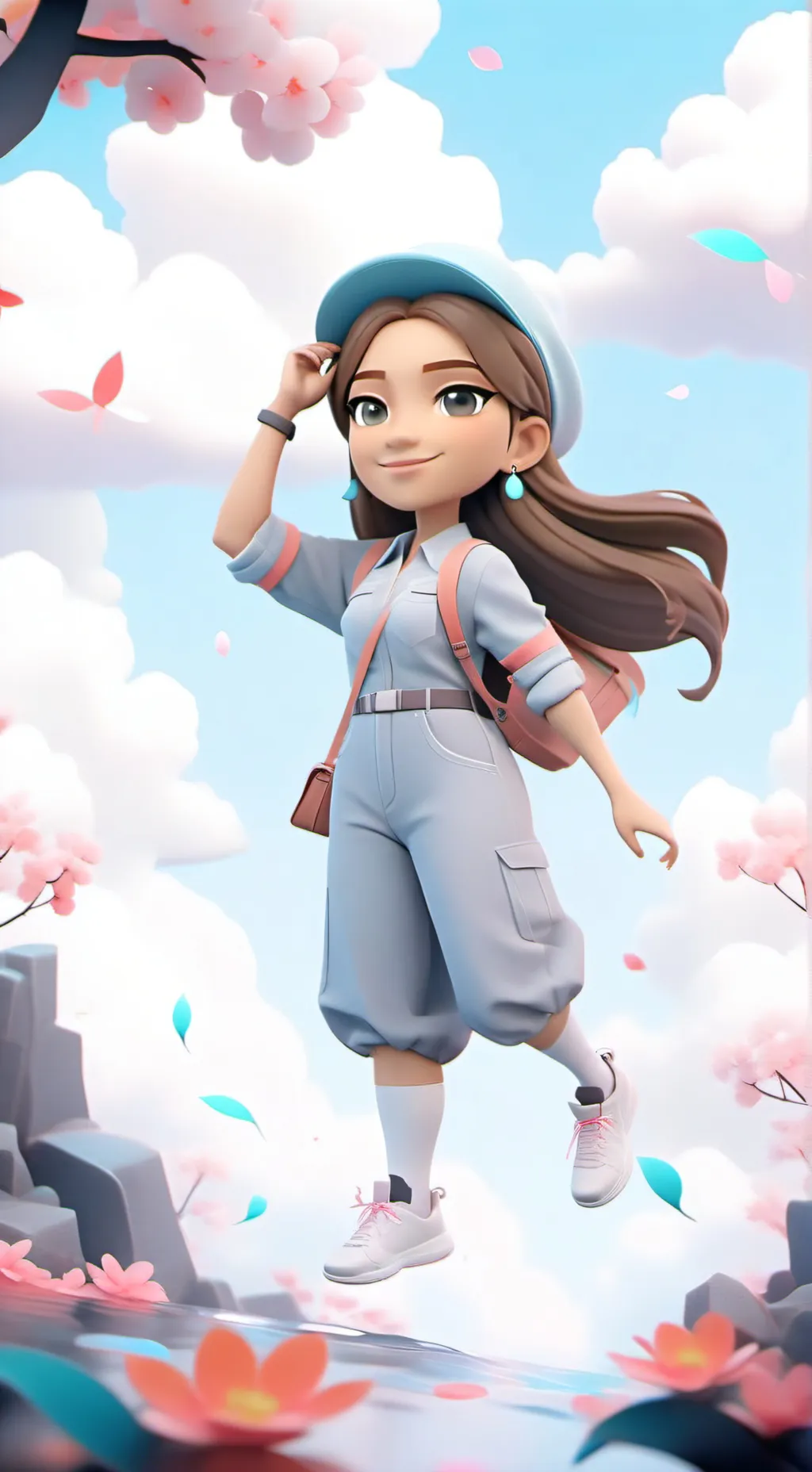 ai character: ta femme  background