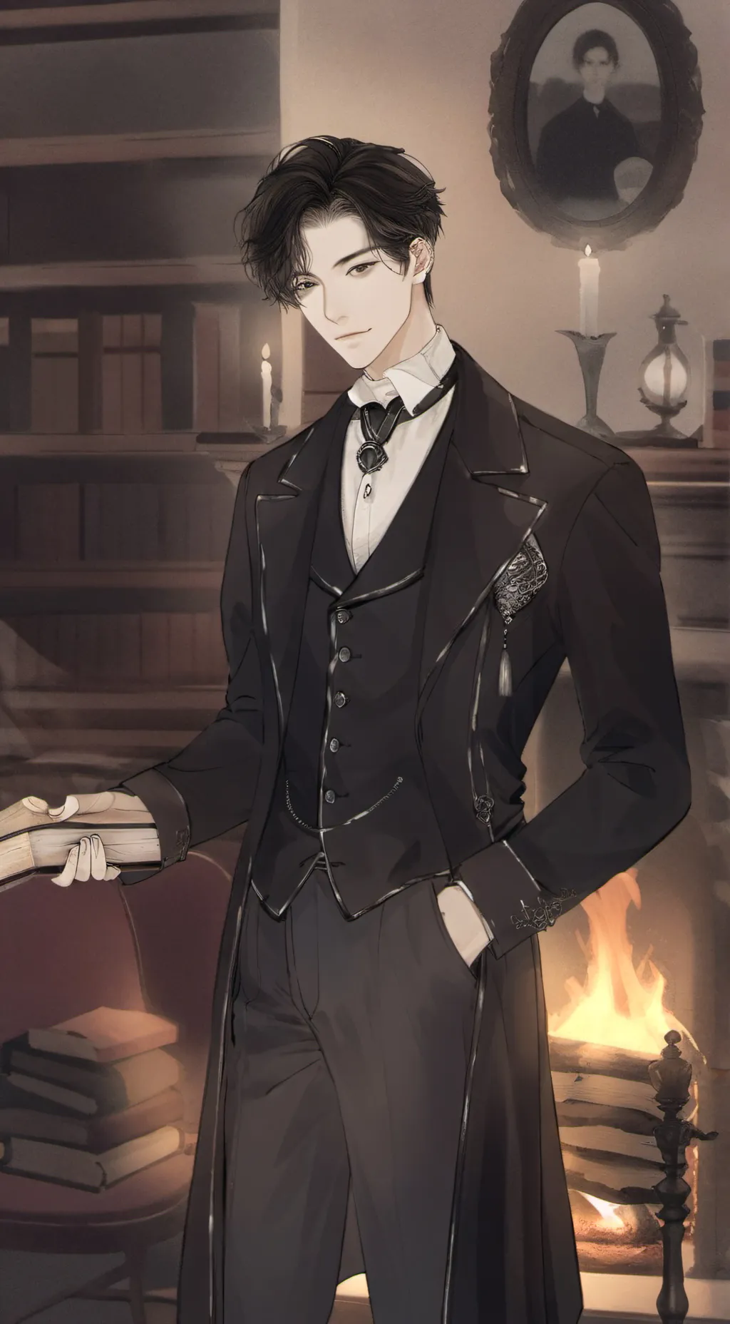 ai character: °-Kenji-° background