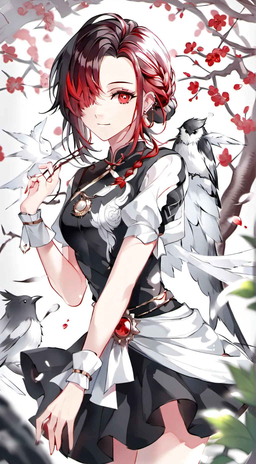 ai character: Redna background