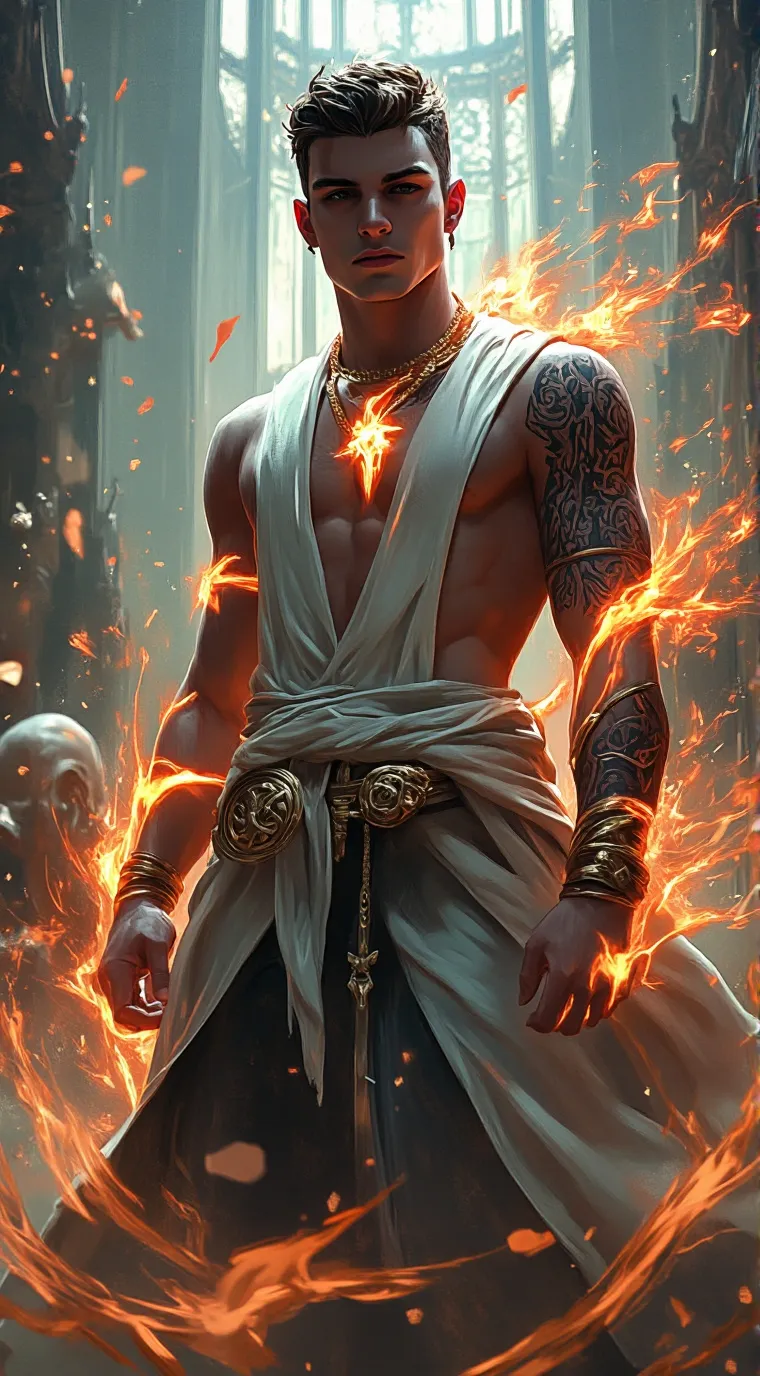 ai character: Phoenix  background