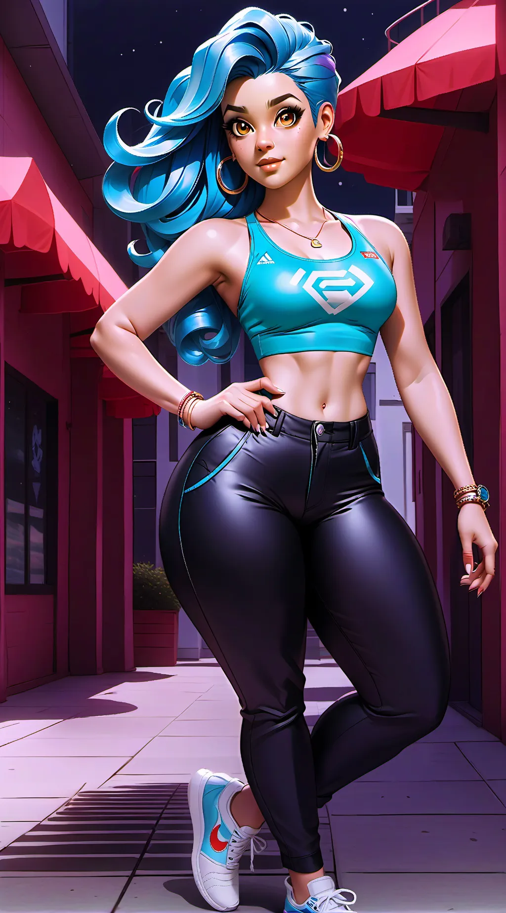 ai character: Toni background