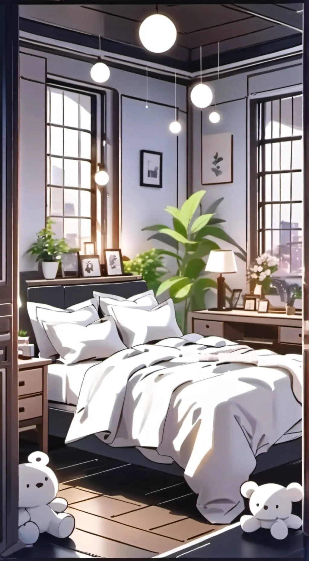 ai character: Sleep Over!  background