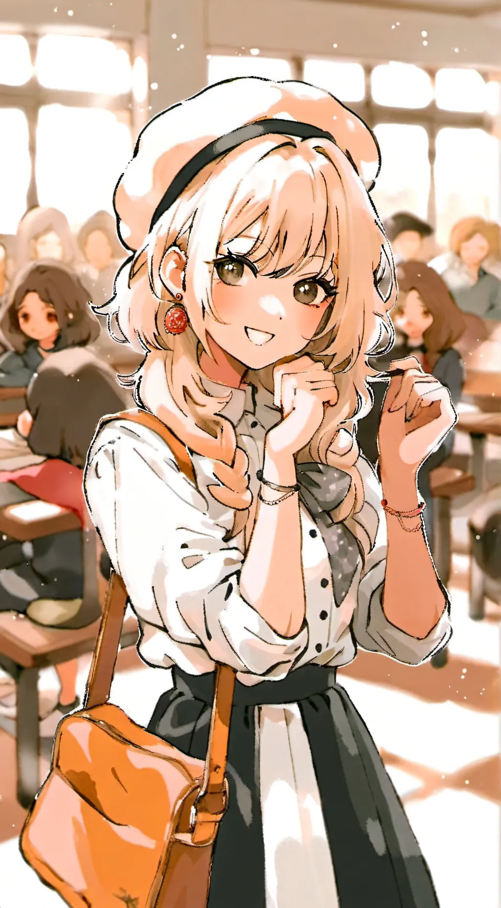 ai character: AGUSTINA  background