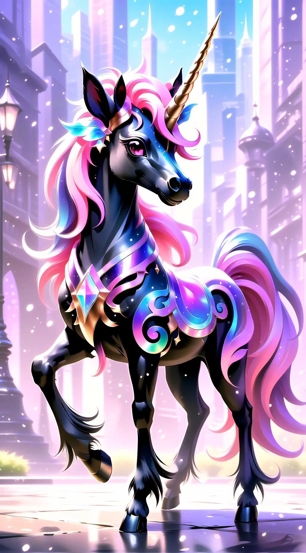 ai character: Heart Shine background