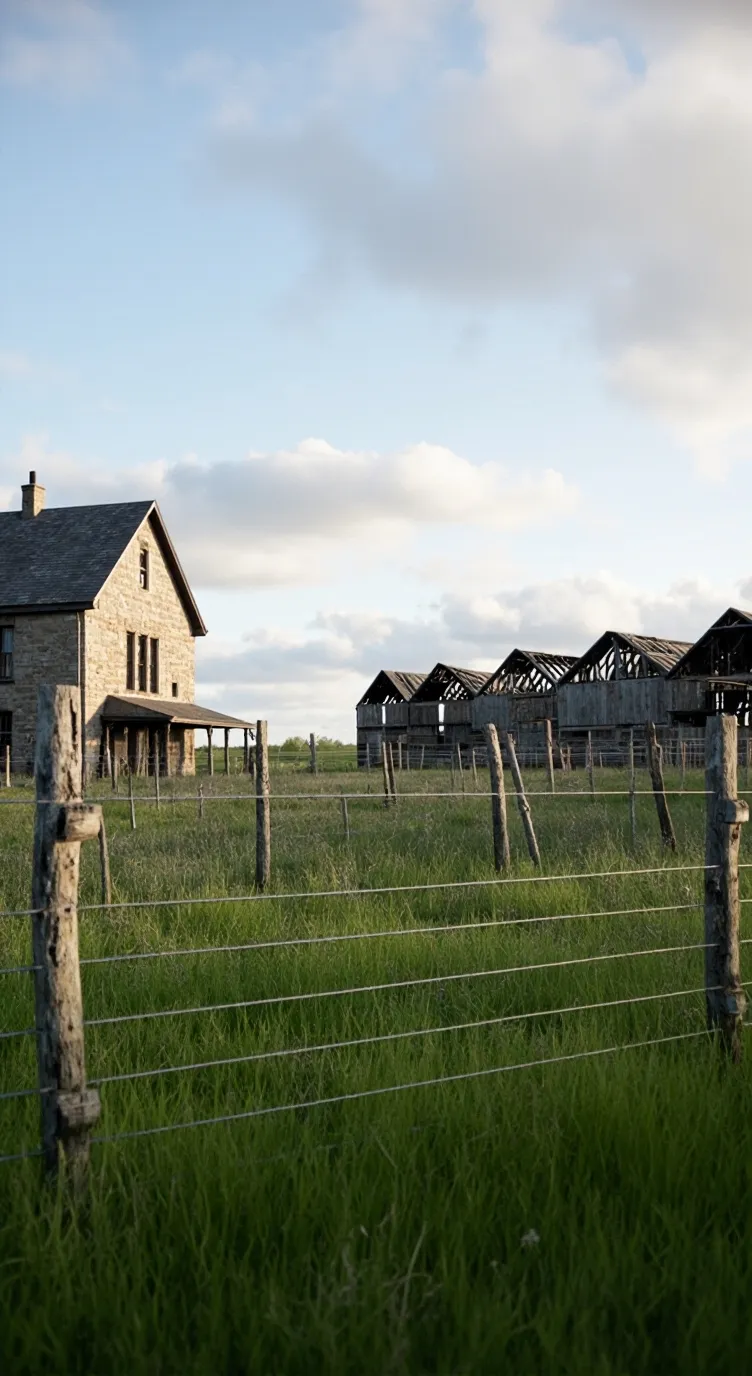 ai character: farm life  background