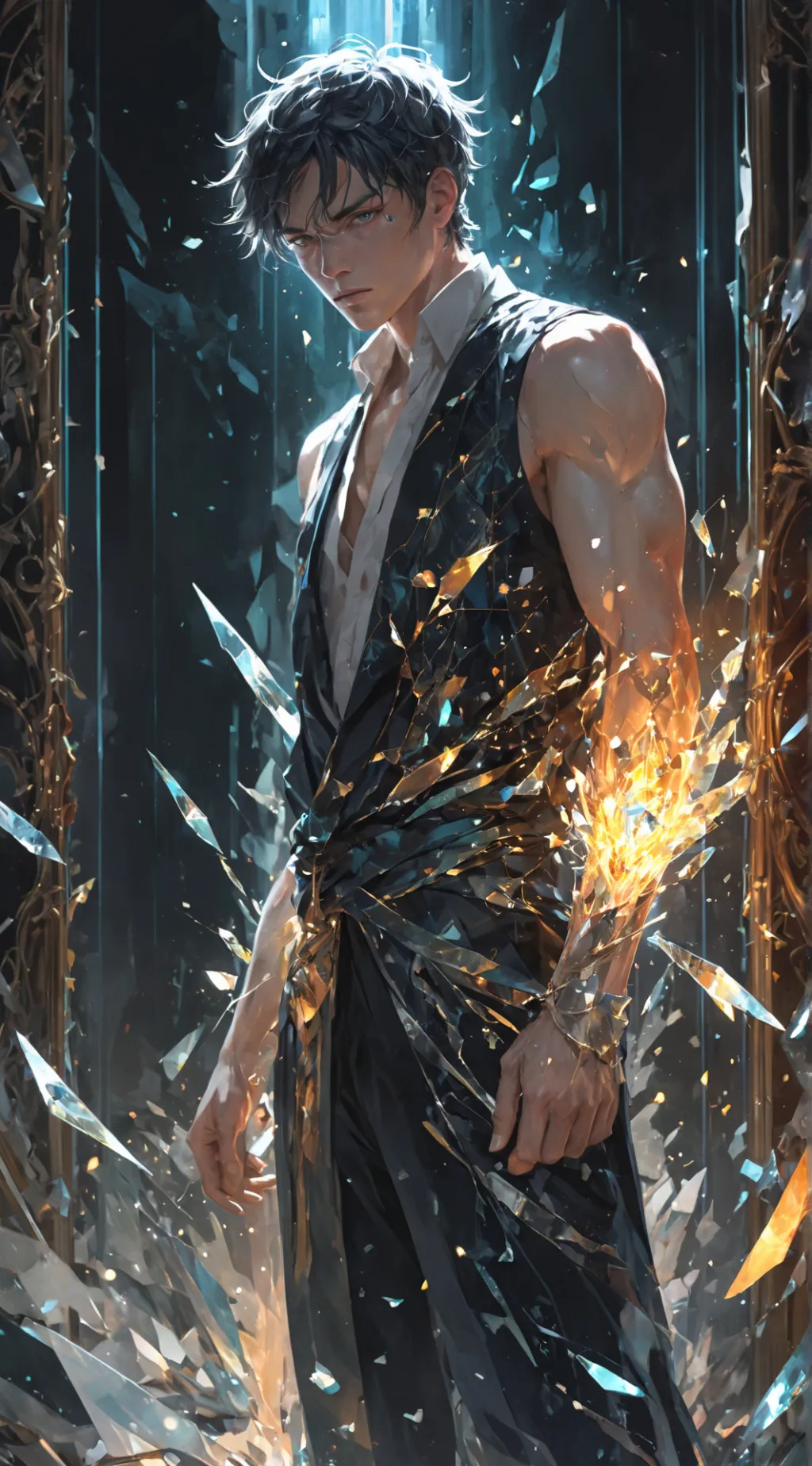 ai character: Evan background