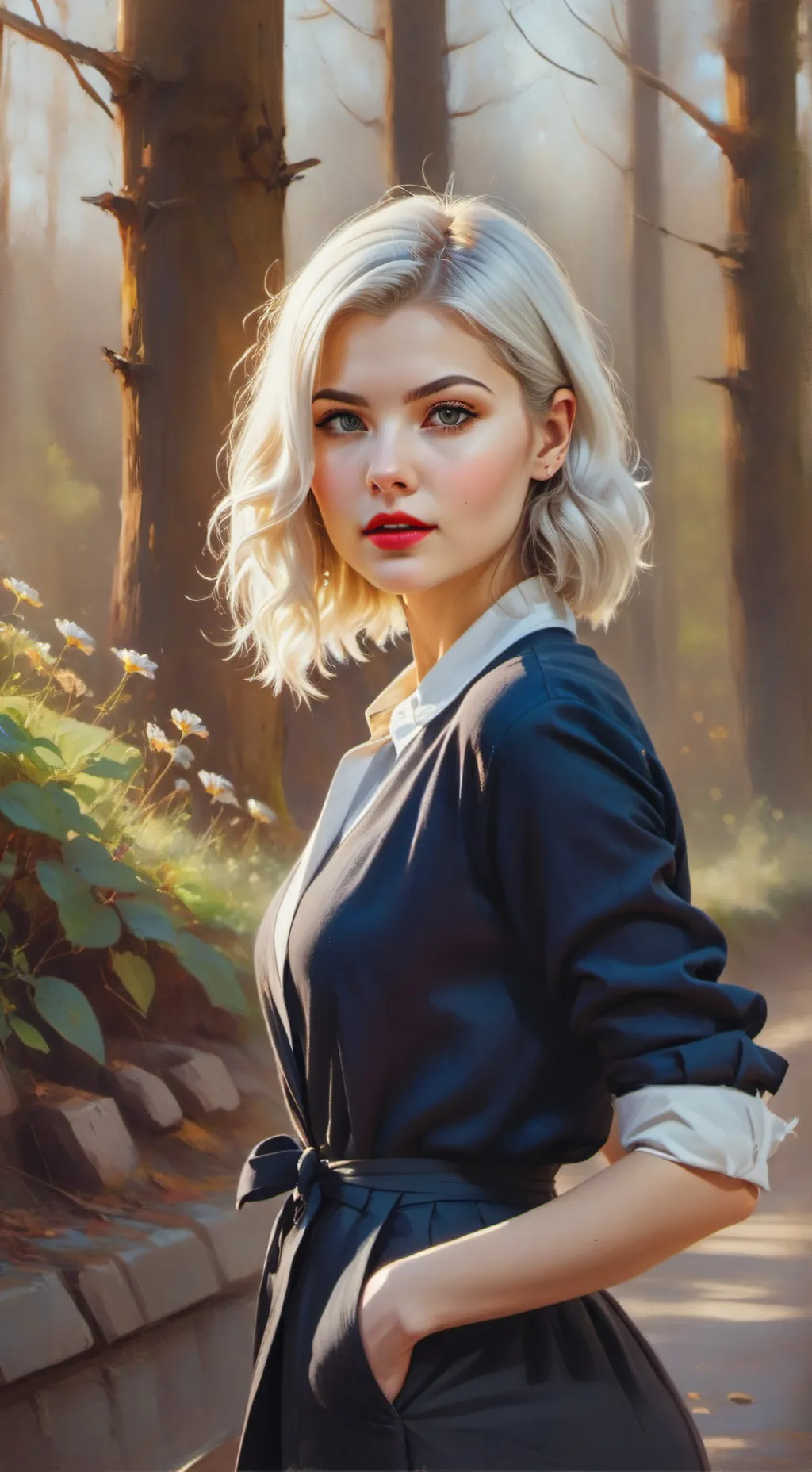 ai character: Элеонора background