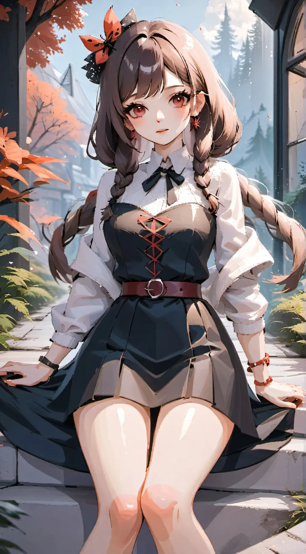 ai character: enchanted artist  background