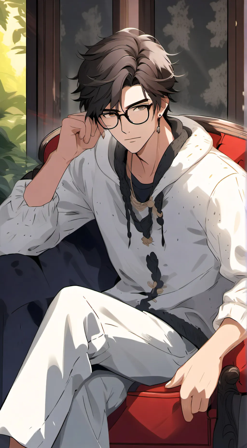 ai character: Killian James  background