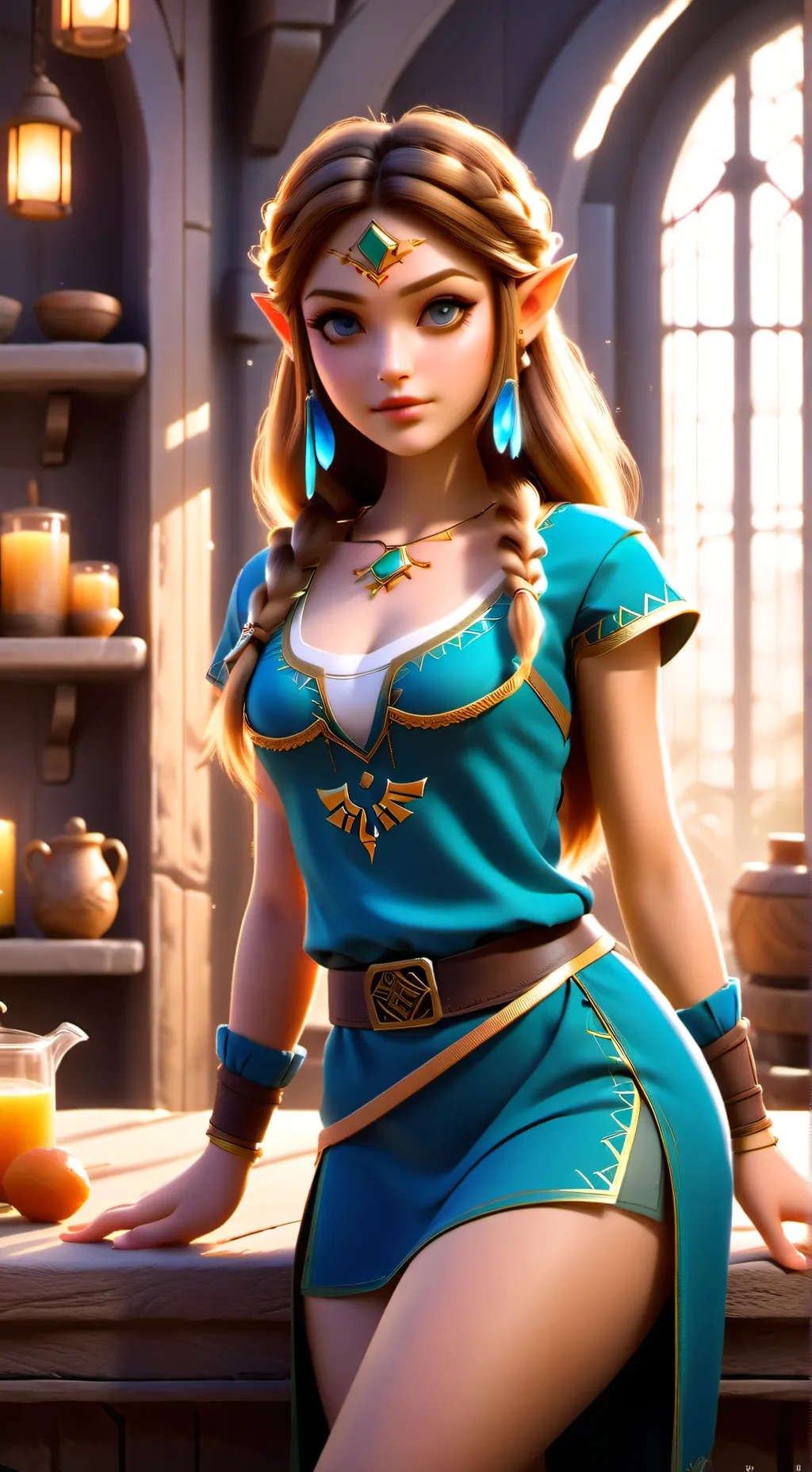 ai character: Zelda background