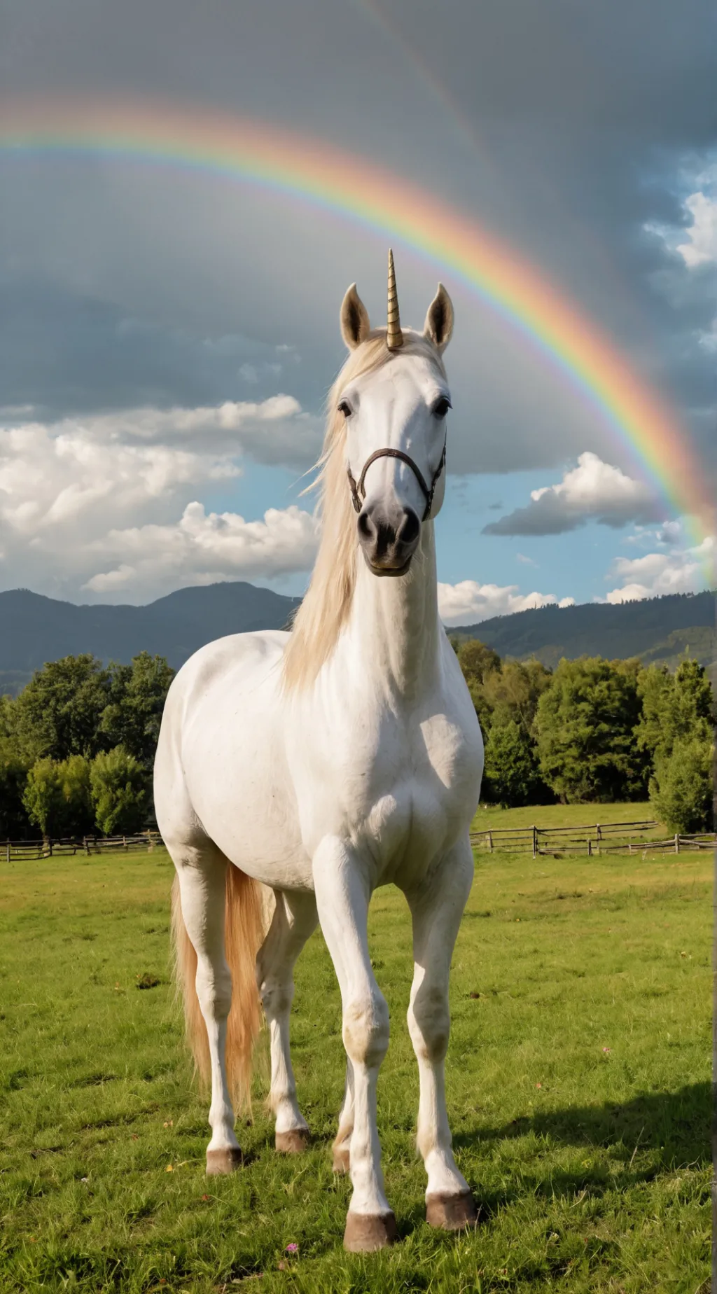 ai character: Unicorn Horn background