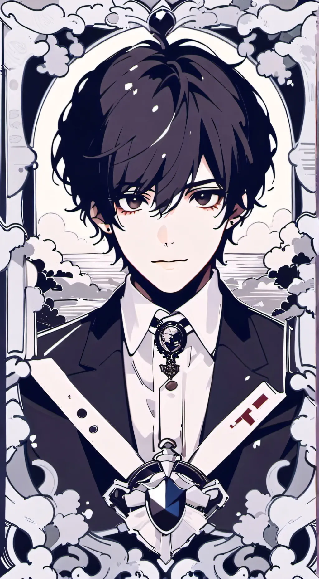 ai character: Nico di Angelo  background