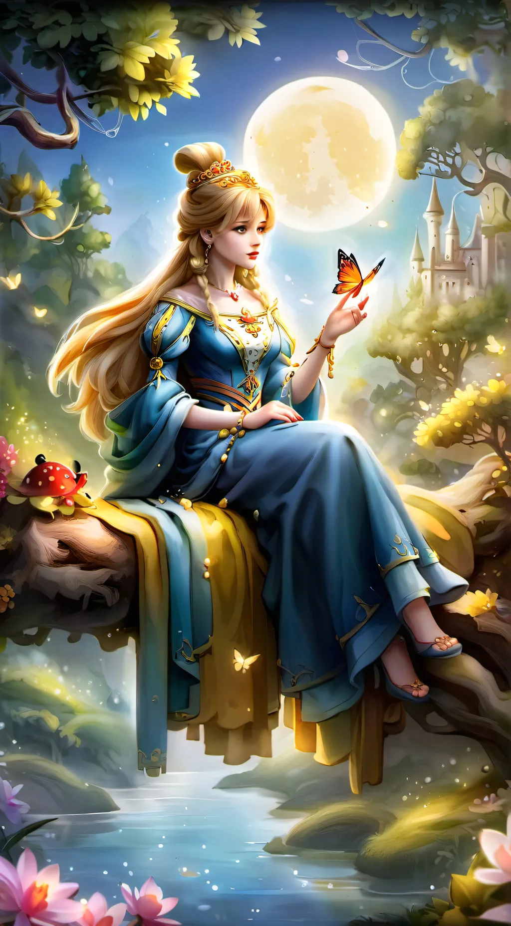 ai character: Principessa Luna background